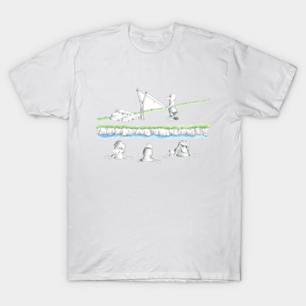 Flight of the Platypus T-Shirt by JohnPatrickStarling